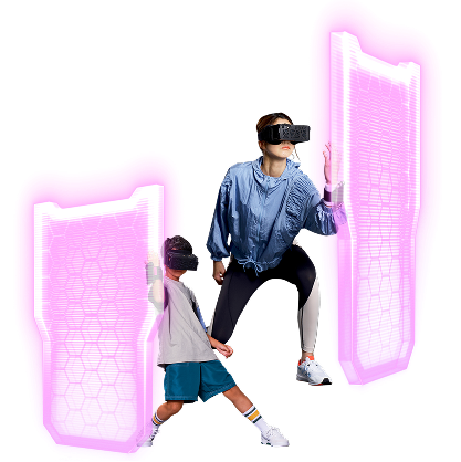 バリアを展開している様子